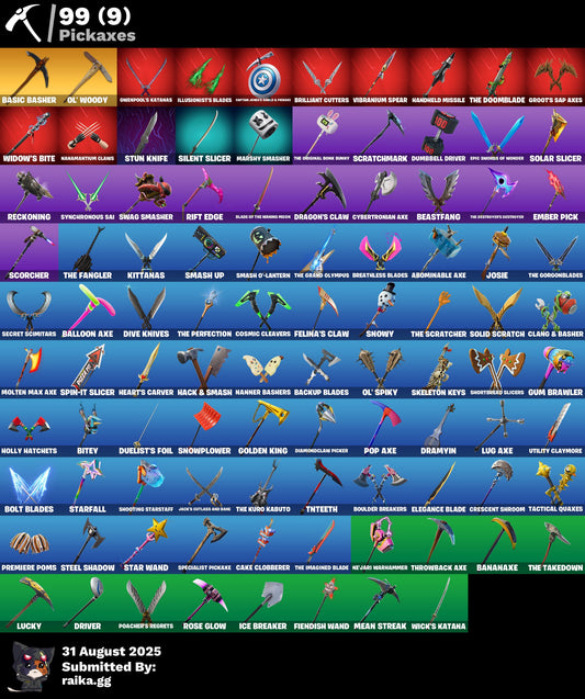 ALL PLATFORMS | 77 SKINS | OG STW SUPER DELUXE | 3 GOLD SKINS - Accelix