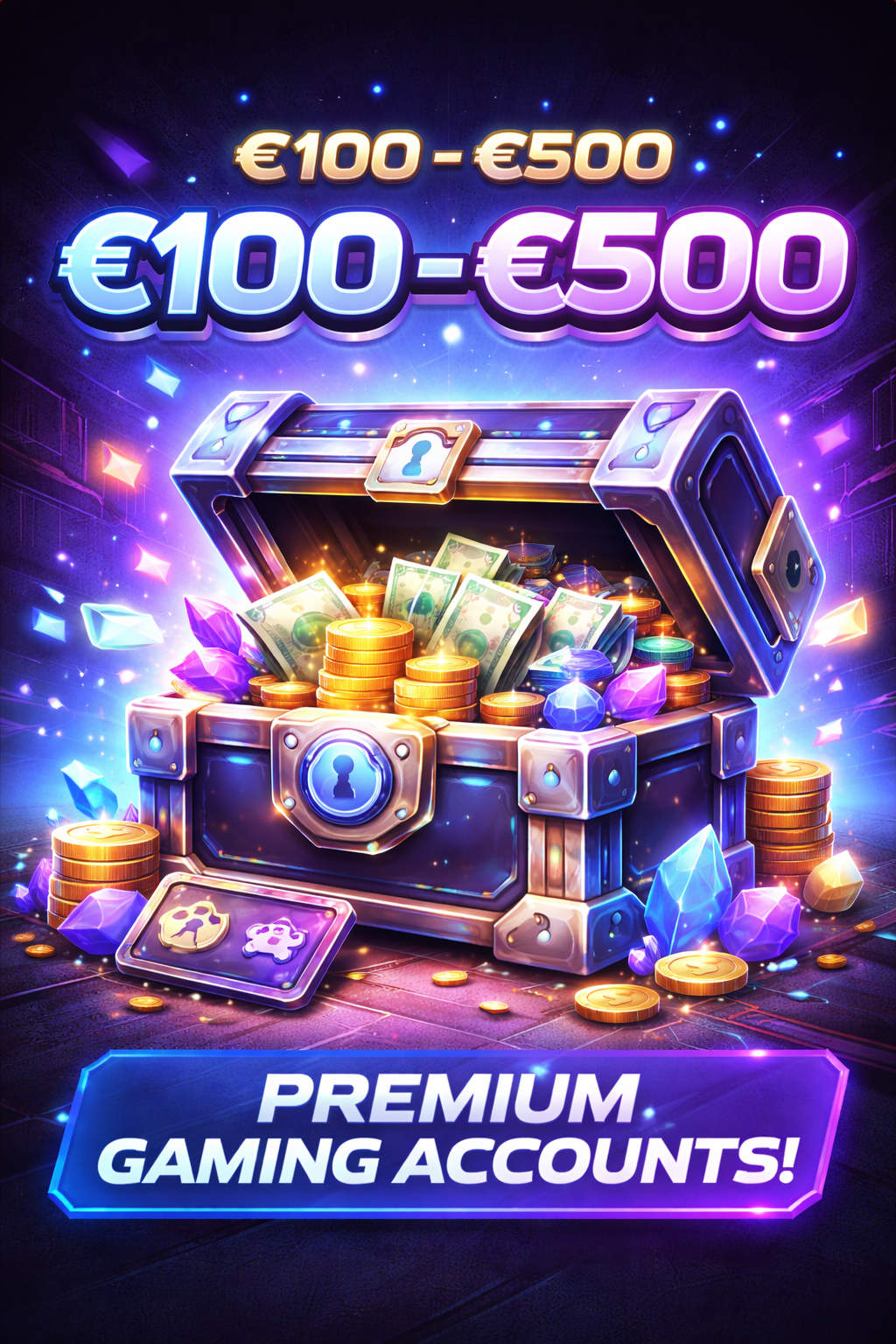 Accounts von 100-500€