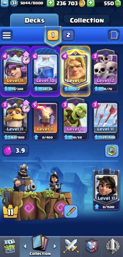 Clash Royale KT11 6K Trophäen