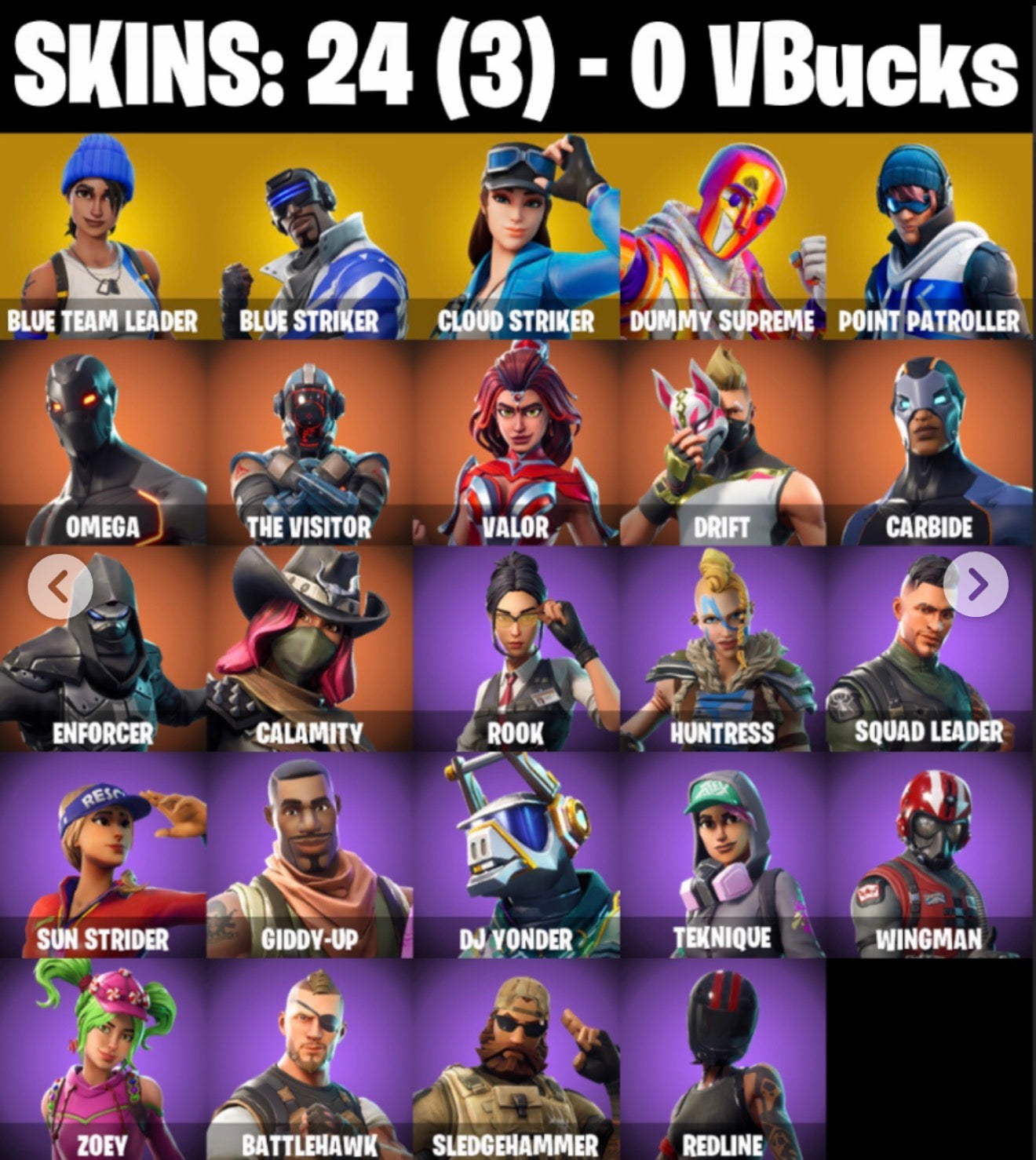 Fortnite FA 24 Skins ( PC ) MAKO