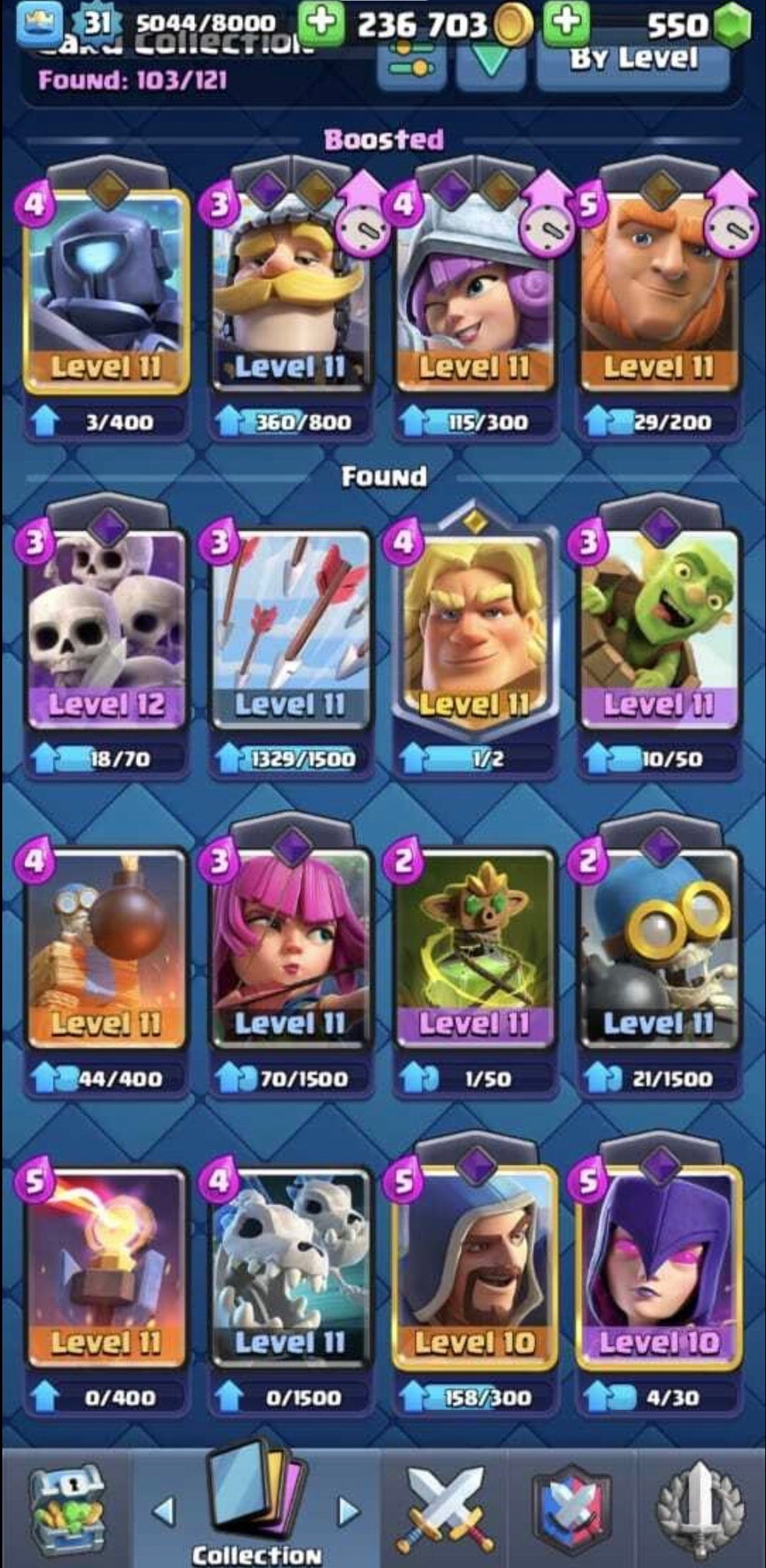 Clash Royale KT11 6K Trophäen