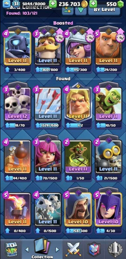 Clash Royale KT11 6K Trophäen