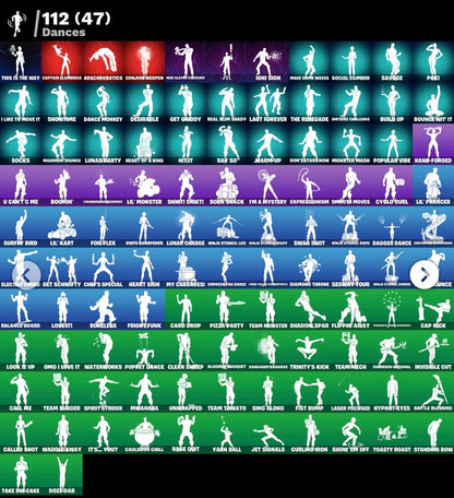 Fortnite 121 SKINS / Renegade Raider FA